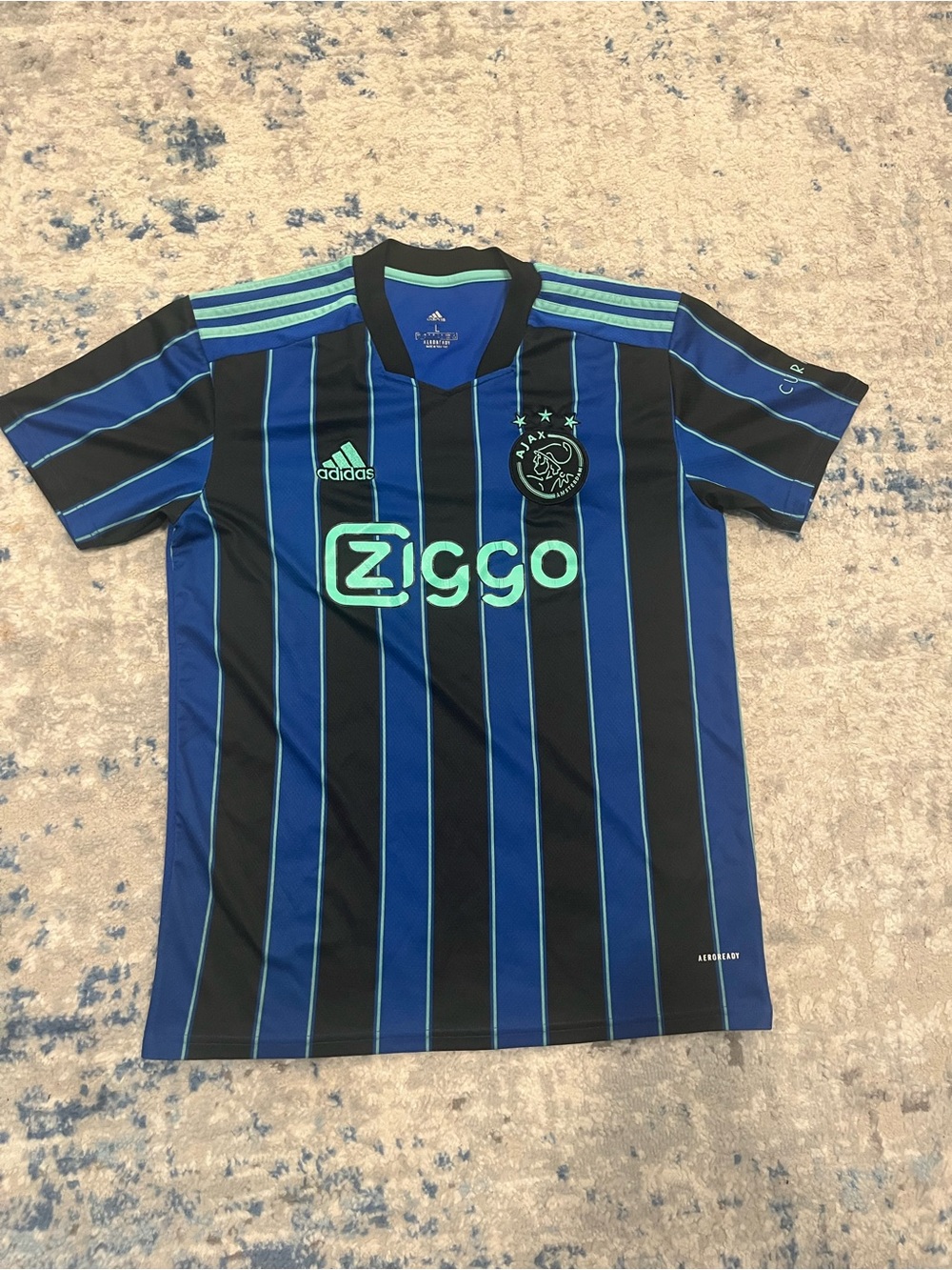 Ajax 2021/22 Away Football Shirt Mens Large Used Adidas